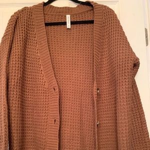 Brown Knit Sweater Medium